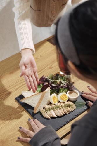 Mad i den private indkvartering eller i nærheden