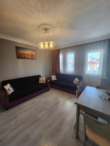 Χώρος καθιστικού στο Şehzade Apart Otel