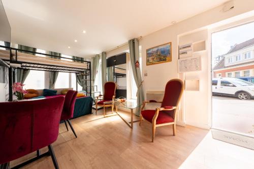 Posezení v ubytování Bundle 2 Apparts, 12 person - Parking, station, beach