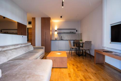 Zona de estar de Apart kompleks Binis