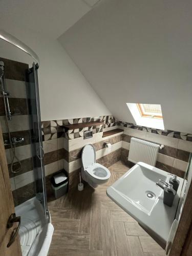 Bilik mandi di Hașca Chalet
