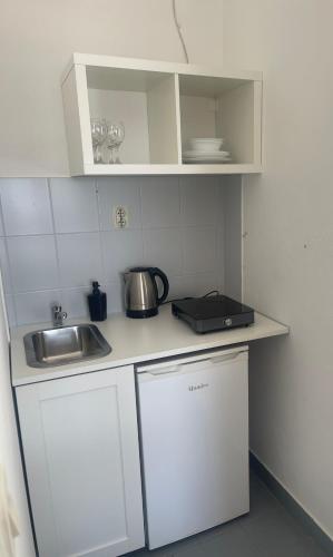 Dapur atau dapur kecil di Apartmány Júlia