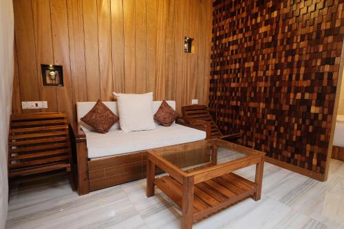 Letto o letti in una camera di Rainforest Resort
