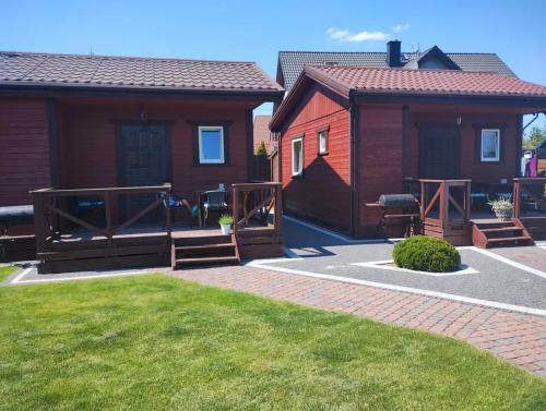 Domki drewniane nad morzem w Stegnie