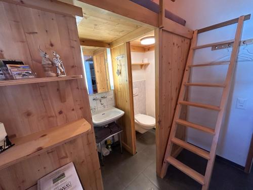 Koupelna v ubytování Alpenchalet Weidhaus Gstaad