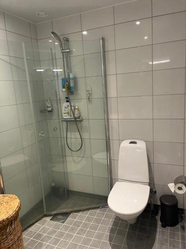 Koupelna v ubytování Central Studio Apartment with Terrace