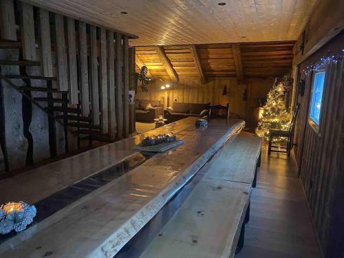 Le Fenil-Logis Sauna Bain Nordique Salle cinéma