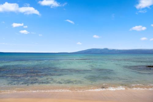 una vista dell'oceano dalla spiaggia di Nohonani 103 a Kahana