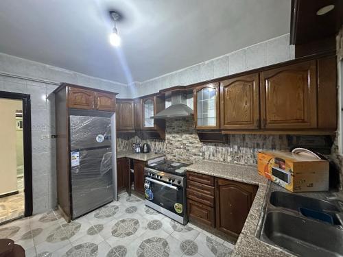 Kuchyň nebo kuchyňský kout v ubytování Beautiful apartment