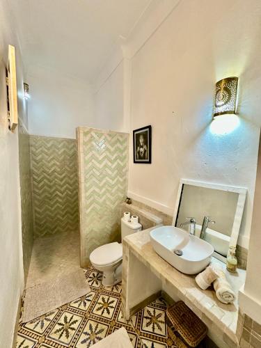 Un baño de Riad Green Vines