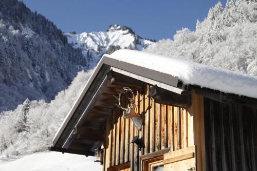 Alps Hoamat Ferienchalet v zimě