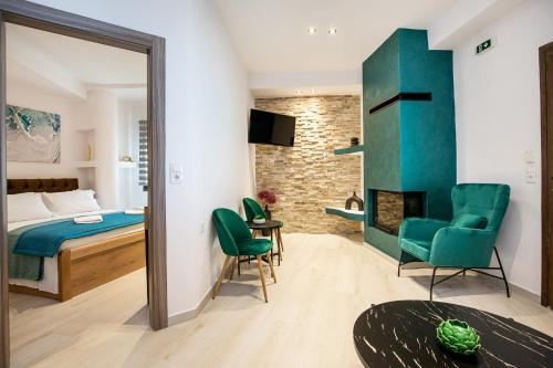 Ένα ή περισσότερα κρεβάτια σε δωμάτιο στο Beautiful Alice Luxury Suites