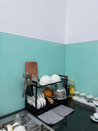 Ένα ή περισσότερα κρεβάτια σε δωμάτιο στο Mơ Homestay - View Biển Ninh Thuận