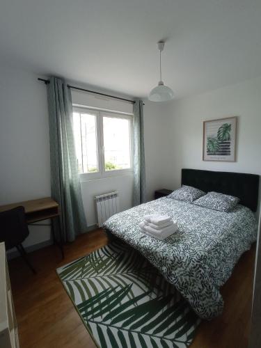 Photo de la galerie de l'établissement Appartement 3 chambres sympa avec extérieur, à Saint-Brieuc