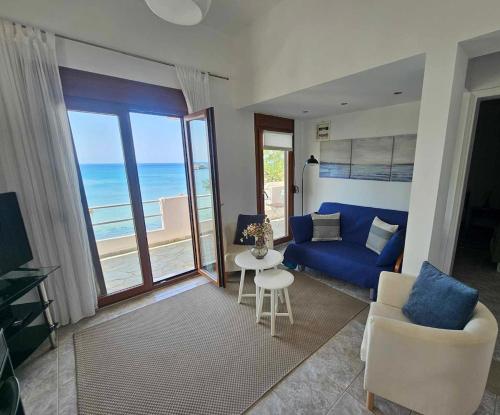 Χώρος καθιστικού στο Beach house