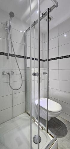 Koupelna v ubytování Gründauer Monteurwohnung/Studentenwohnung