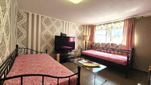Posezení v ubytování Gründauer Monteurwohnung/Studentenwohnung