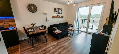 Μια τηλεόραση ή/και κέντρο ψυχαγωγίας στο Apartament Na Chopina