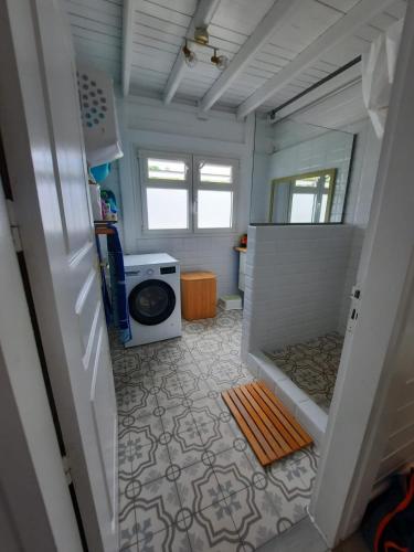 Koupelna v ubytování Villa Bambou