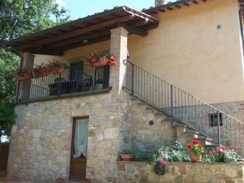 Balkón nebo terasa v ubytování Borgo del Molinello