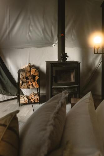 Ένα ή περισσότερα κρεβάτια σε δωμάτιο στο West Coast Trail Lodge