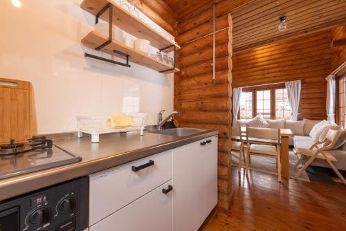 Una cocina o cocineta en Relax River