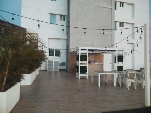 Balkón nebo terasa v ubytování Hermosa vista al Mar