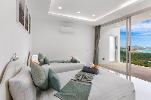 Ruang duduk di Villa The Wave