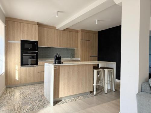 Dapur atau dapur kecil di Vivienda en Santander