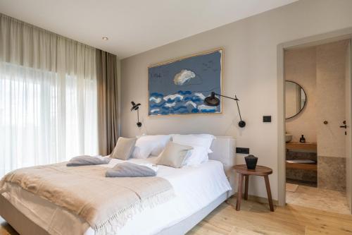 Ένα ή περισσότερα κρεβάτια σε δωμάτιο στο La Peansa