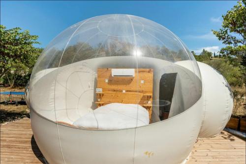 Khu vực ghế ngồi tại Les bulles Nîmoises