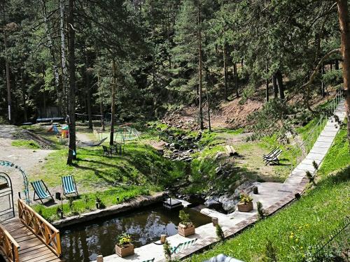Zahrada ubytování Vila POGLED Wellness i spa