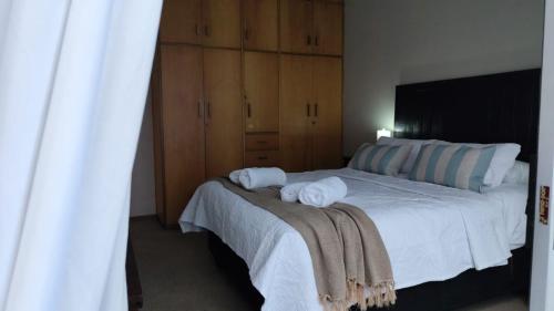Postel nebo postele na pokoji v ubytování Die Potskerf