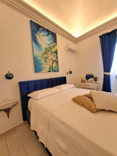 Кровать или кровати в номере Aladea Home Praiano Amalfi Coast