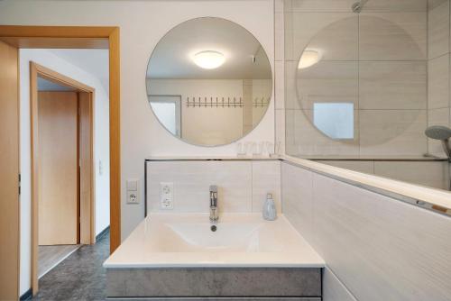 Koupelna v ubytování Maisonette Ferienwohnung mit 90qm