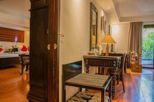 Χώρος καθιστικού στο La Rose Suites