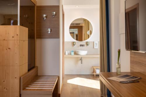 Koupelna v ubytování Kriss Internazionale Hotel