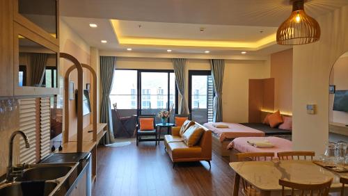 Posezení v ubytování Flc Sea Tower - ChillNow Căn hộ nghỉ dưỡng Quy Nhơn