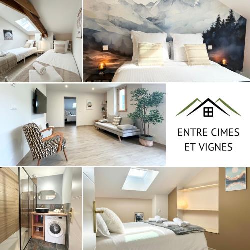 Photo de la galerie de l'établissement Entre Cimes et Vignes - Clim Wifi Parking - CLG Savoie, à Saint-Pierre-dʼAlbigny
