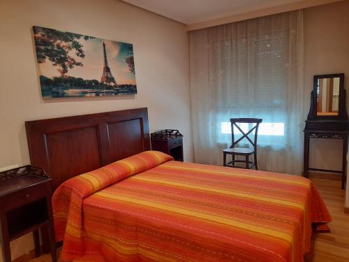 Postel nebo postele na pokoji v ubytování Apartamento Camino de Santiago