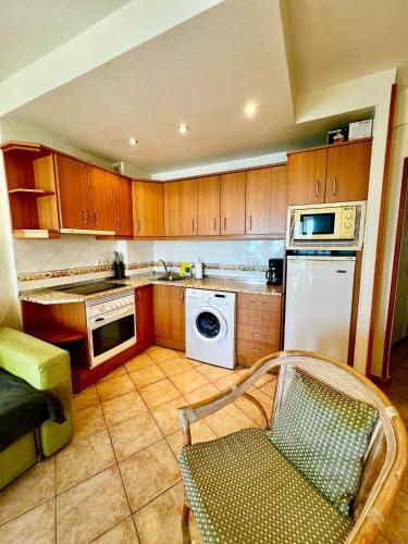 Beachfront Holiday Apartment in Benalbeach