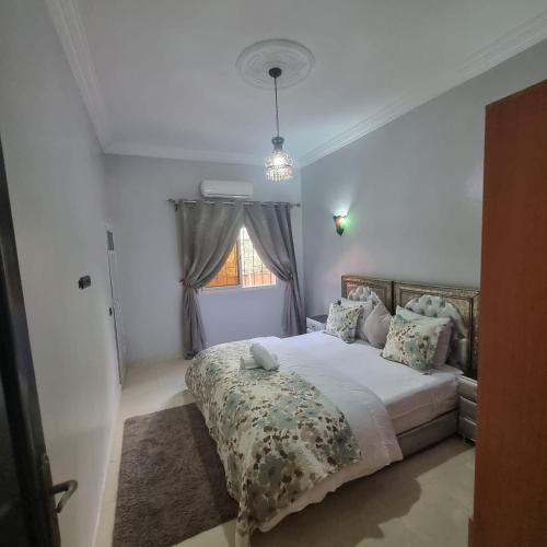 Cama o camas de una habitación en Villa Jnane Rabia