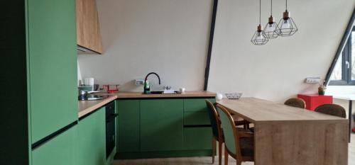 Dapur atau dapur kecil di Cabana AGNI