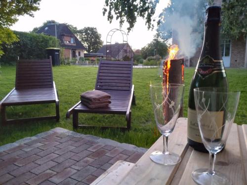 Minuman di Ferienhof- Eiderdeich Whg. 3 Edith