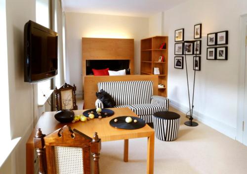 TV/trung tâm giải trí tại Villa Trautz Appartements