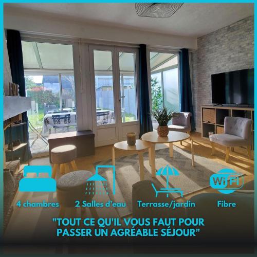 Charmante maison de ville avec jardin