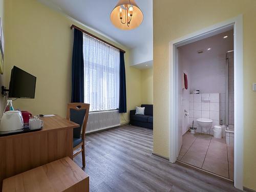 Koupelna v ubytování Hotel Graf Waldersee