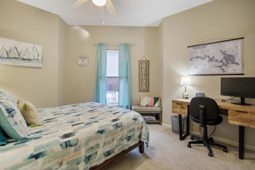 Voodi või voodid majutusasutuse Paradise Point of View Pools Tennis and More toas