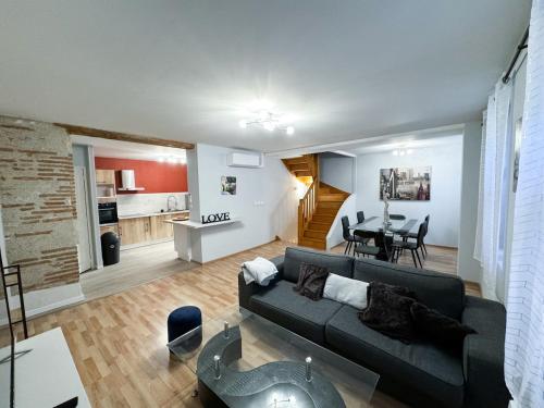 Maison 3 chambres, Agen centre, climatisé, 6 personnes