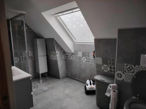 Koupelna v ubytování chambre d'hôte